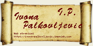 Ivona Palkovljević vizit kartica